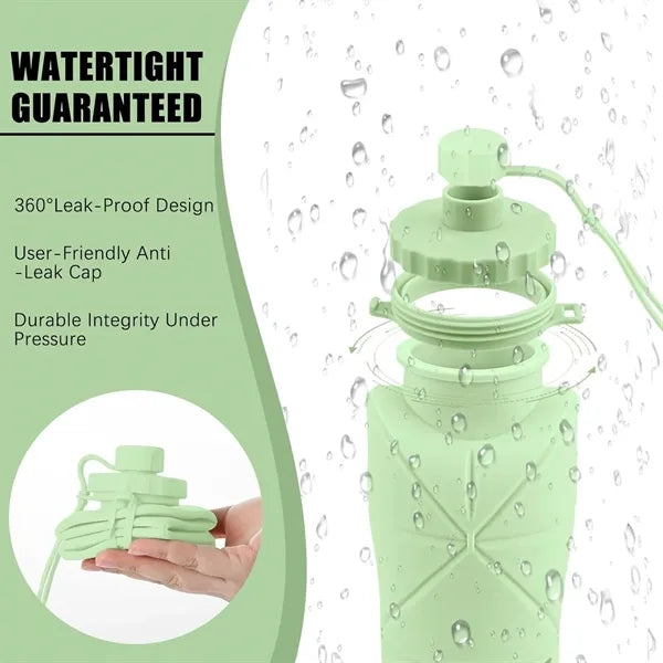 Portable Silicone Travel Water Bottle