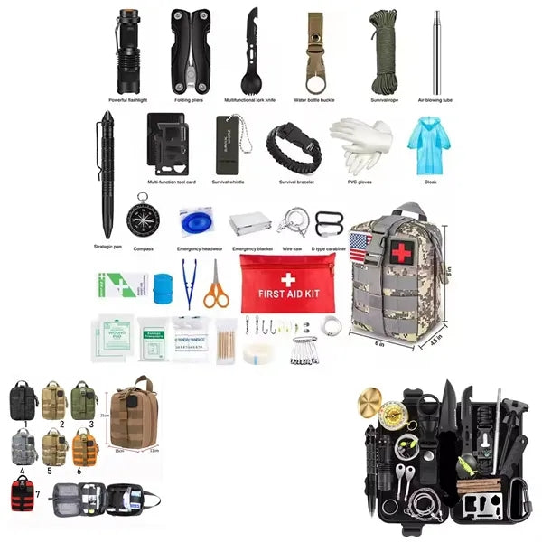 Outdoor Survival Camping Emergency Kit
