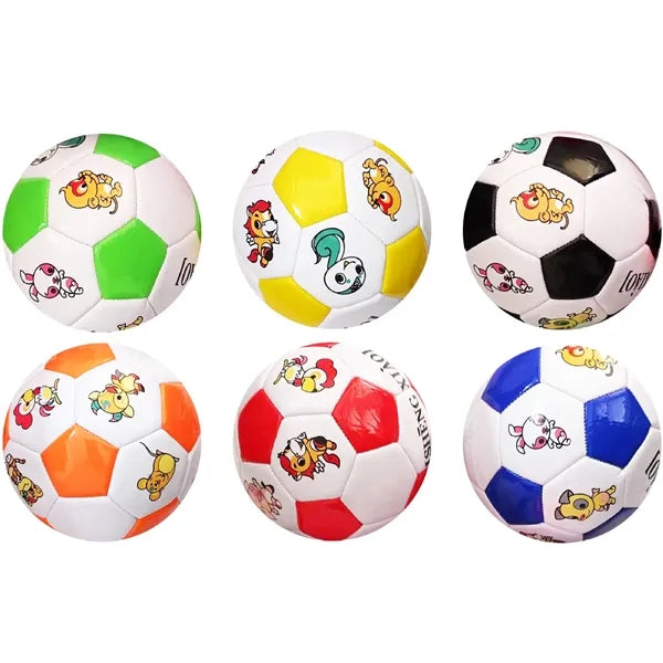 Size 2 Cute Soccer Ball Cartoon Football for Kids Sports