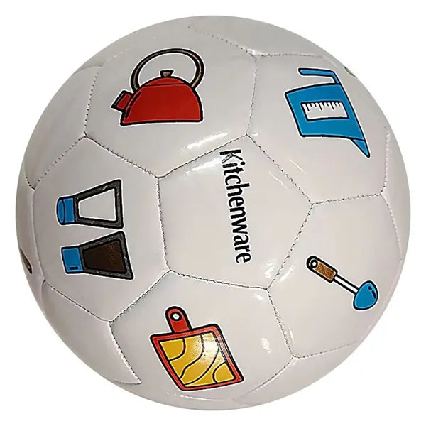 Size 2 Cute Soccer Ball Cartoon Football for Kids Sports