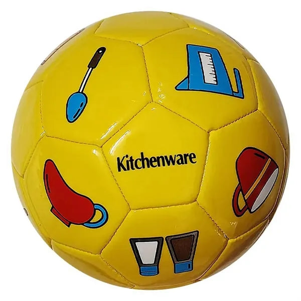 Size 2 Cute Soccer Ball Cartoon Football for Kids Sports