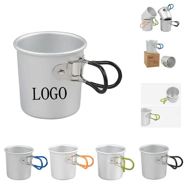 5Oz Aluminum Alloy Folding Outdoor Camping Cup