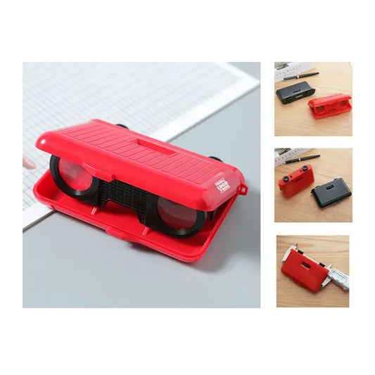 Rectangular Binoculars Telescope with Travel Case