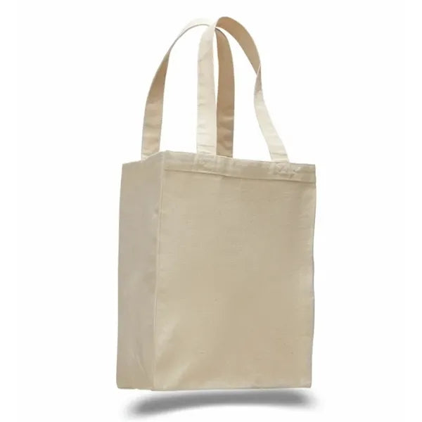 Heavy Canvas Gusset Shopping Tote Bag