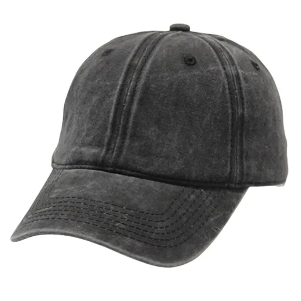 Adjustable Washed Cotton Baseball Cap
