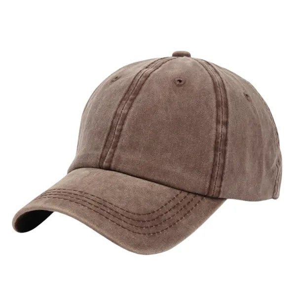 Adjustable Washed Cotton Baseball Cap