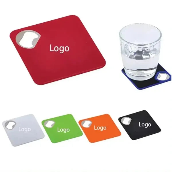 Plastic Square Beer Bottle Mat Coaster