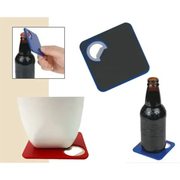 Plastic Square Beer Bottle Mat Coaster