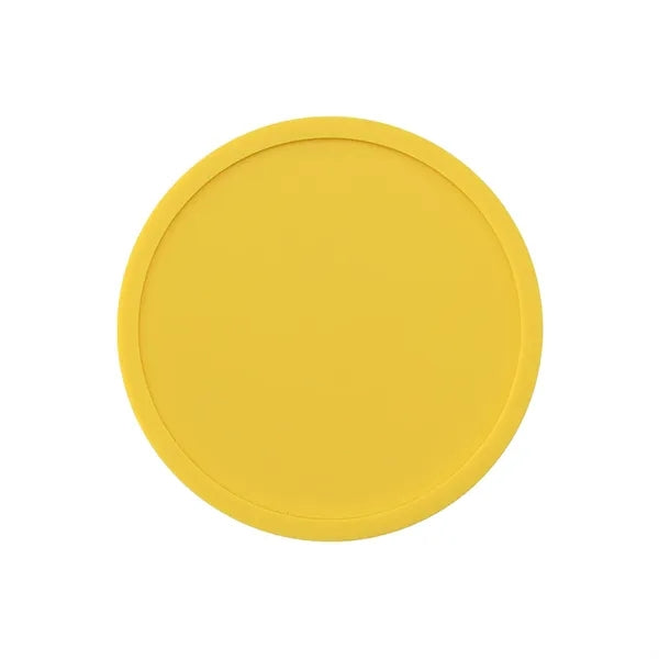 3.93 Inch Round Silicone Coaster for Drinks