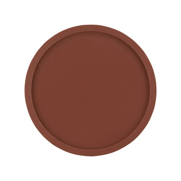 3.93 Inch Round Silicone Coaster for Drinks