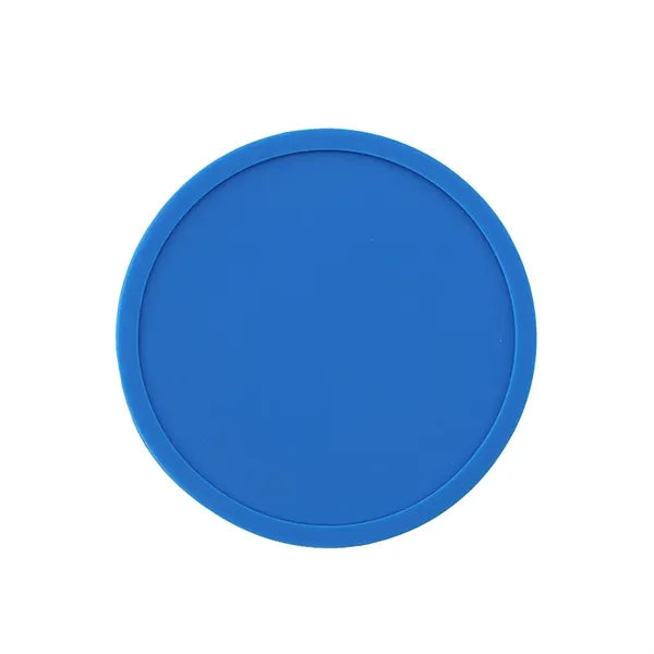 3.93 Inch Round Silicone Coaster for Drinks