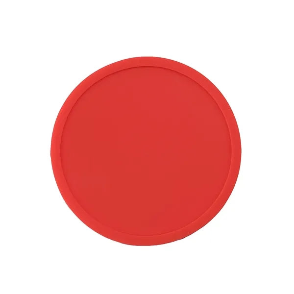 3.93 Inch Round Silicone Coaster for Drinks