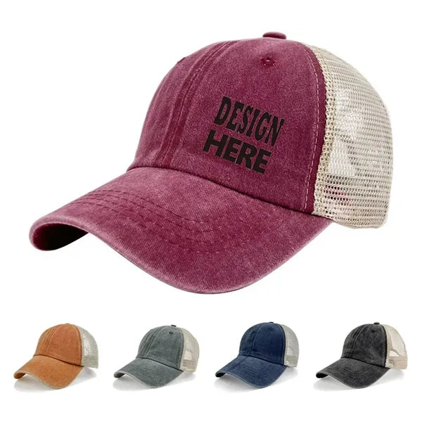 Retro Mesh Breathable Baseball Cap