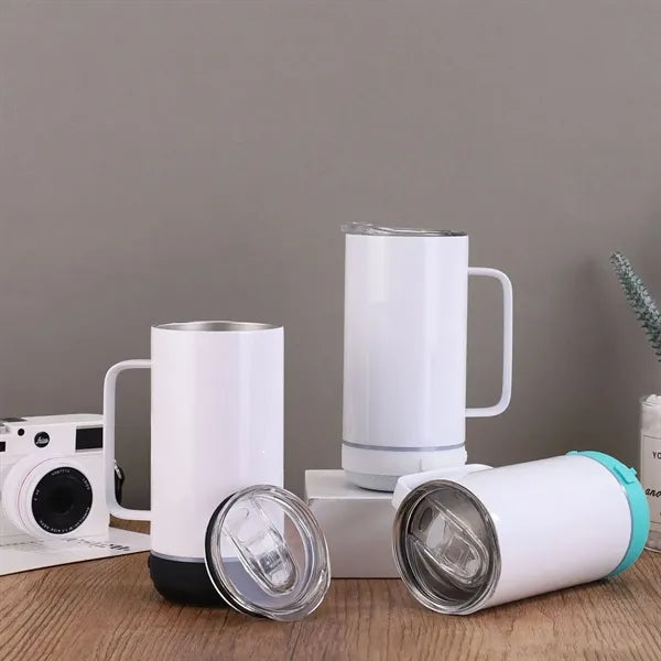 14oz Bluetooth Speaker Tumbler With Handle