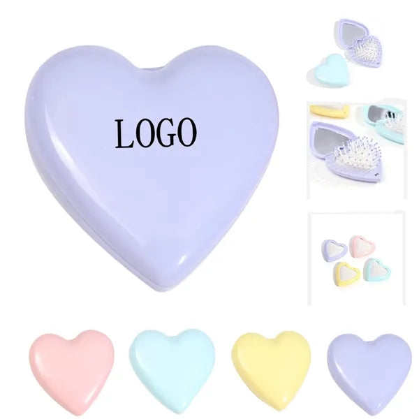 Heart-Shaped Massage Comb