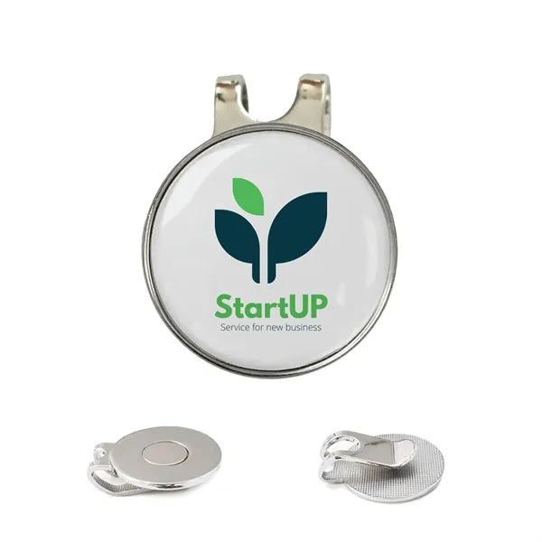 Magnetic Hat Clip w/ Golf Ball Marker