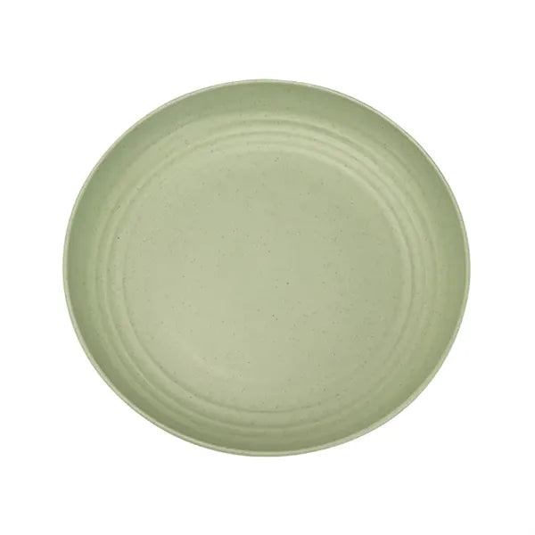 9 Inch Unbreakable Wheat Straw Cereal Plates