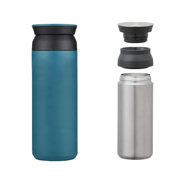16 OZ Stainless Steel Water Bottle With Knob