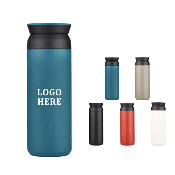 16 OZ Stainless Steel Water Bottle With Knob