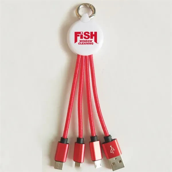 Round 3 In 1 Charging Cable