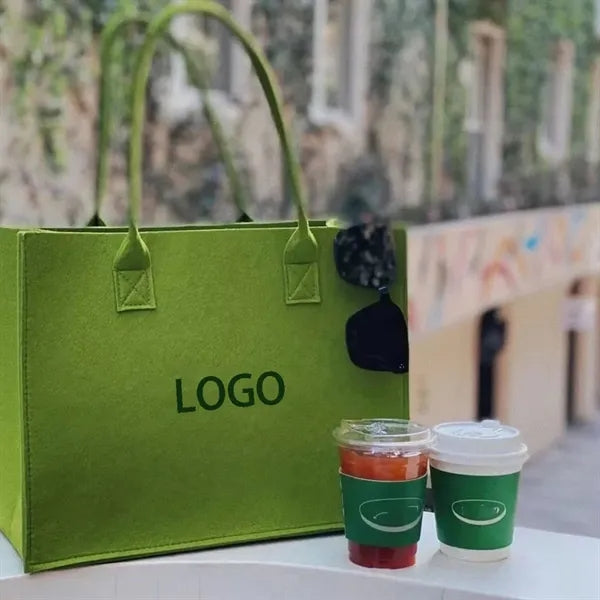 Felt Cloth Large Square Shopping Bag