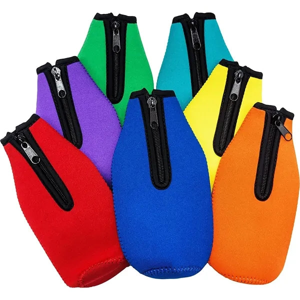 Shaped Beer Bottle Wine Sleeve With Zipper