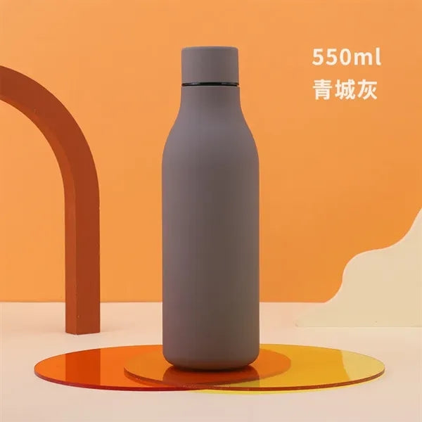 17oz Luxury Vacuum Bullet Flask With Handle