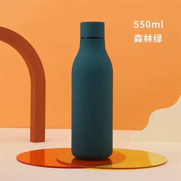 17oz Luxury Vacuum Bullet Flask With Handle