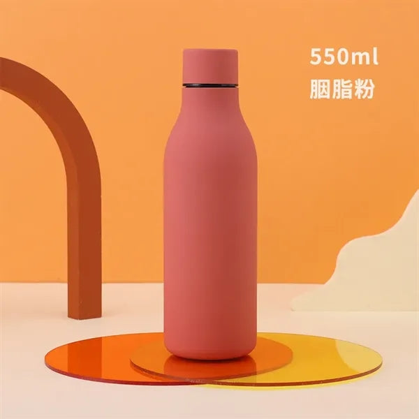 17oz Luxury Vacuum Bullet Flask With Handle