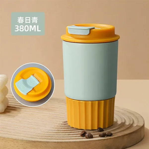 350ml Female Lovely Mini Travel Mug With Straw Lid