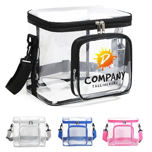 Clear Lunch Box Large Duty Transparent Stadium Approved Bag