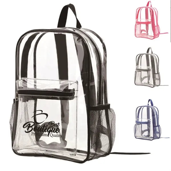 Stadium Approved Waterproof Transparent School Backpack