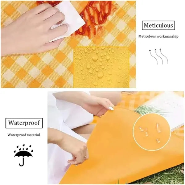 59x39 inch Outdoor Picnic Blanket Foldable Waterproof Sand M