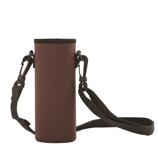 Portable Insulated Hiking Water Bottle Sling Carrier Bag