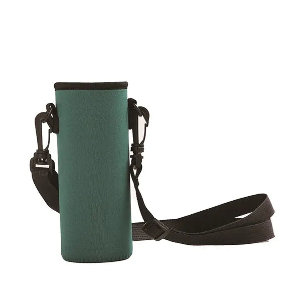 Portable Insulated Hiking Water Bottle Sling Carrier Bag