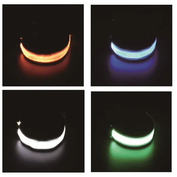 LED Reflective High Visibility Arm Bands Night Running Gear