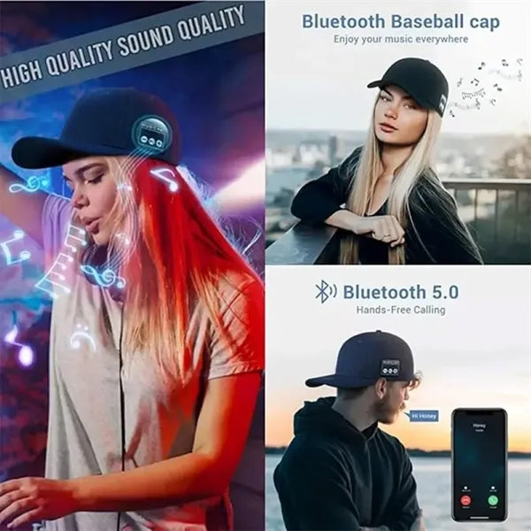 Baseball Cap With Bluetooth Speaker
