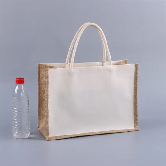 Burlap Tote Bag