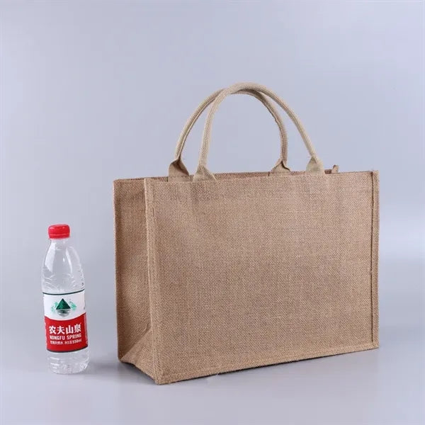 Burlap Tote Bag
