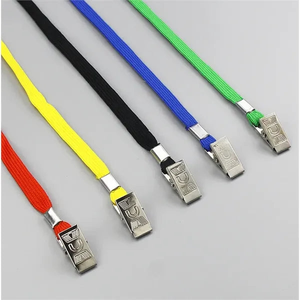 Double Clip/Breakaway Lock Buckle Lanyard