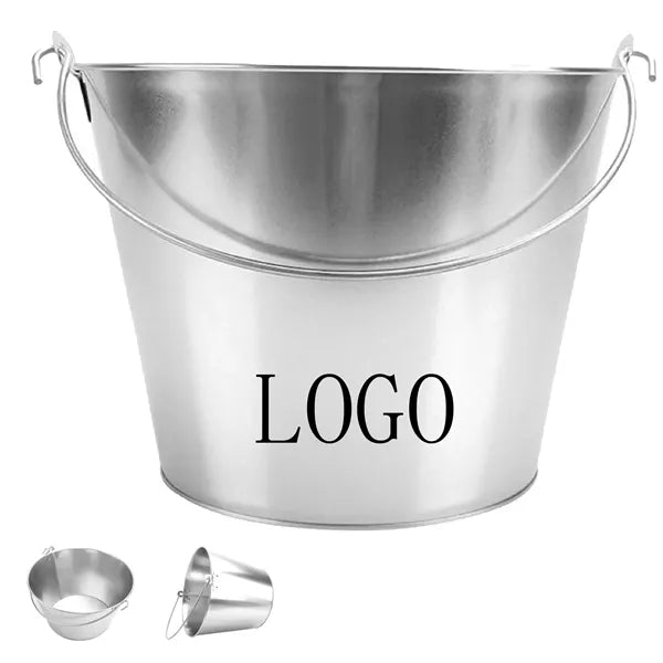 Full Color 5L Ice Metal Bucket