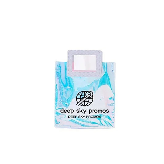 Transparent PVC Glittery Tote Bags