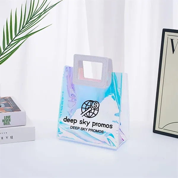 Transparent PVC Glittery Tote Bags