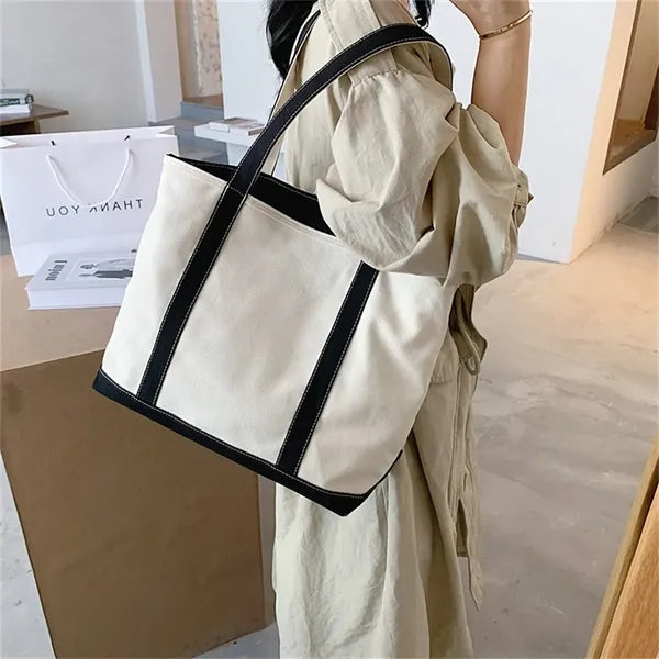 Women's Canvas Tote Bag Work Shoulder Crossbody Handbags