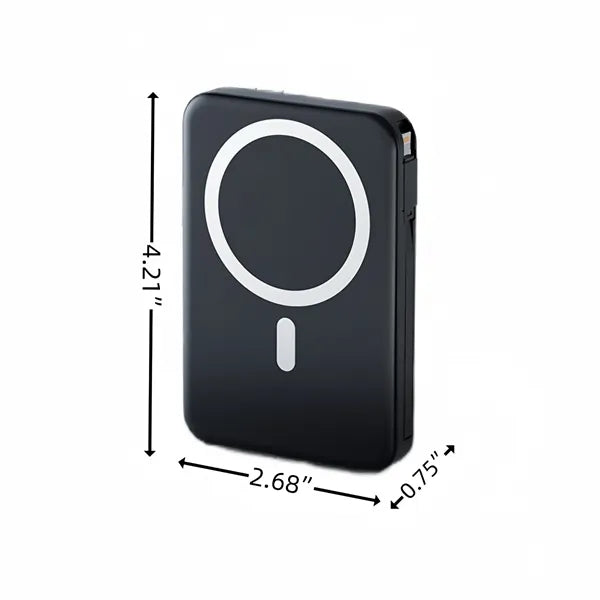 10000mah Type-c Magnetic Wireless Power Bank With Holder