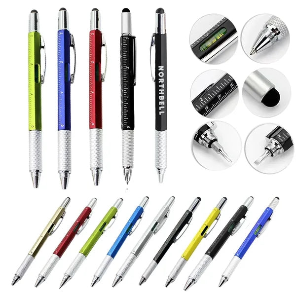 6 In 1 Multi-function Stylus Tool Pen