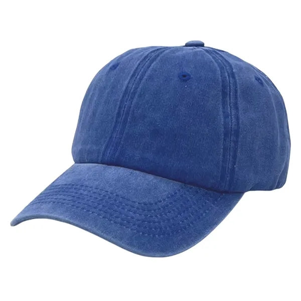 Adjustable Washed Cotton Baseball Cap