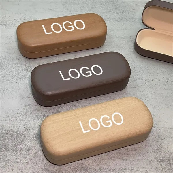 Hard Shell Leather Sunglasses Case