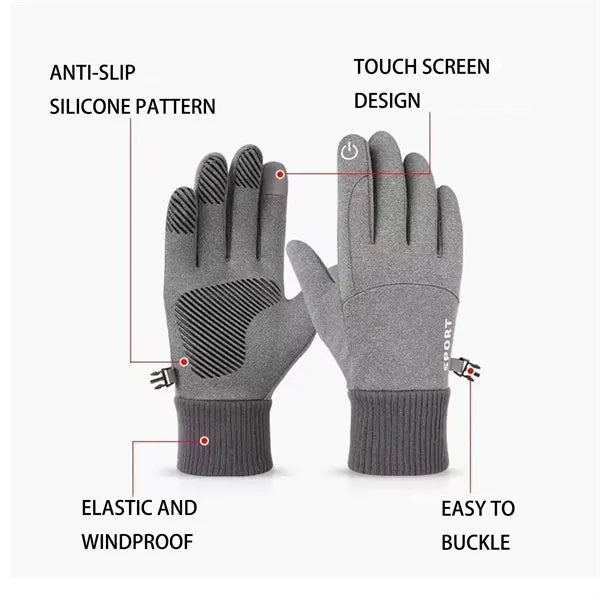 Winter Waterproof Touch Screen Gloves Anti Slip
