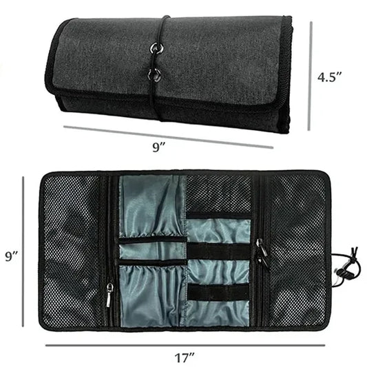 Travel Electronic Organizer Cord Pouch